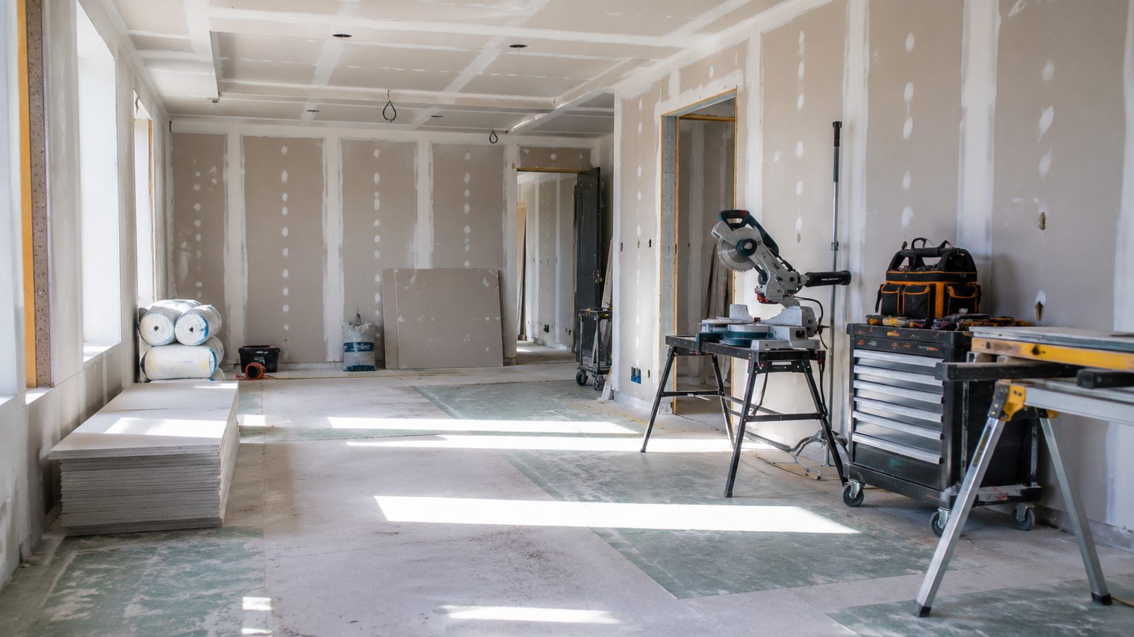 Chantier de rénovation et construction