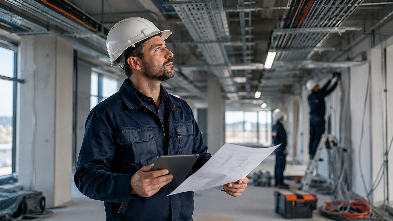 Bâtiment connecté et environnement électrique moderne